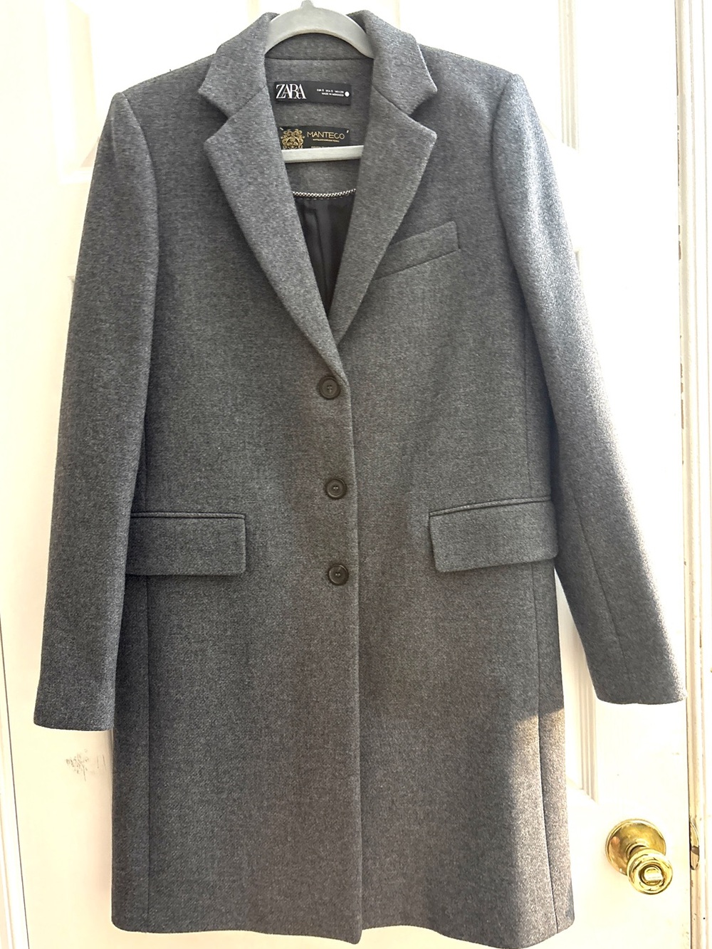Zara Gray Pea Coat